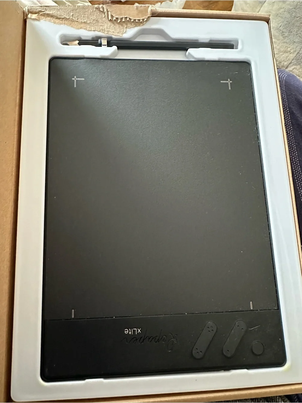 Black Iskn Repaper xlite Graphics Drawing Tablet with Stylus